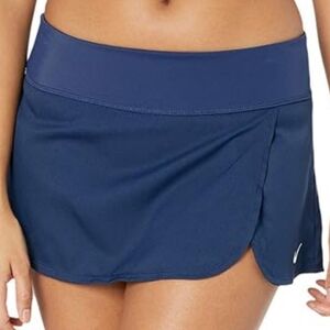 NIKE Womens Navy Blue Swim Boardskirt Size XL